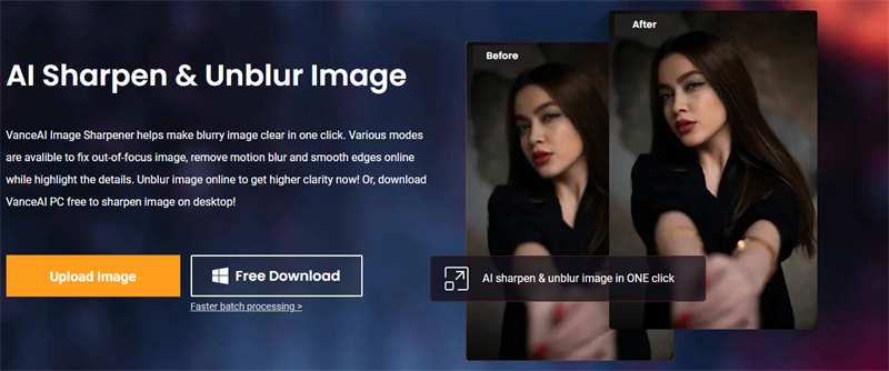 vance ai ai sharpening online tools