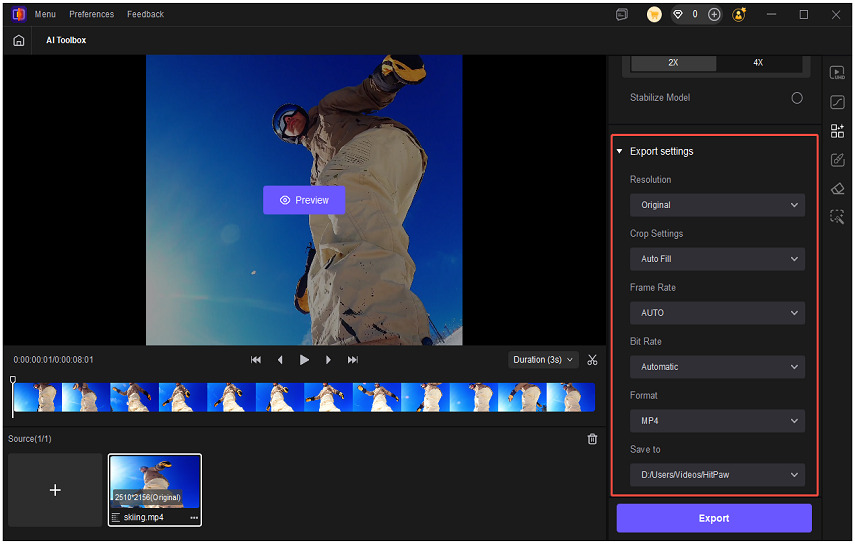 set up the frame rate