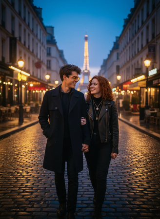 gemini couple photos motion shot