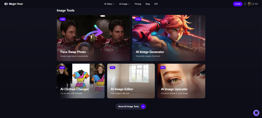 magic hour ai suite featuring multiple ai image generation tools