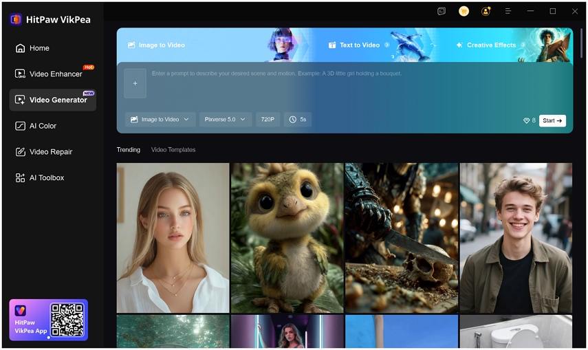 hitpaw ai fashion video generator