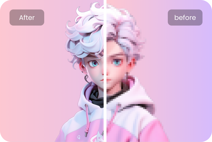 enhance anime video with vikpea