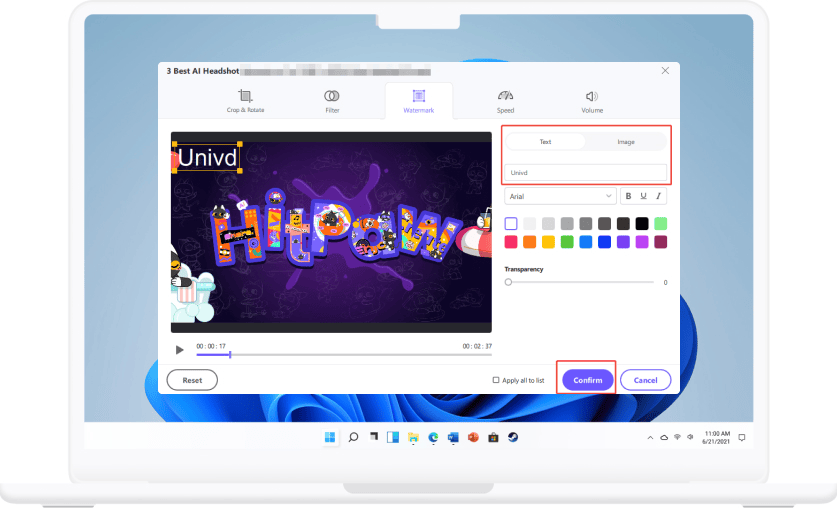 choose output format to convert in hitpaw video converter fo rmac